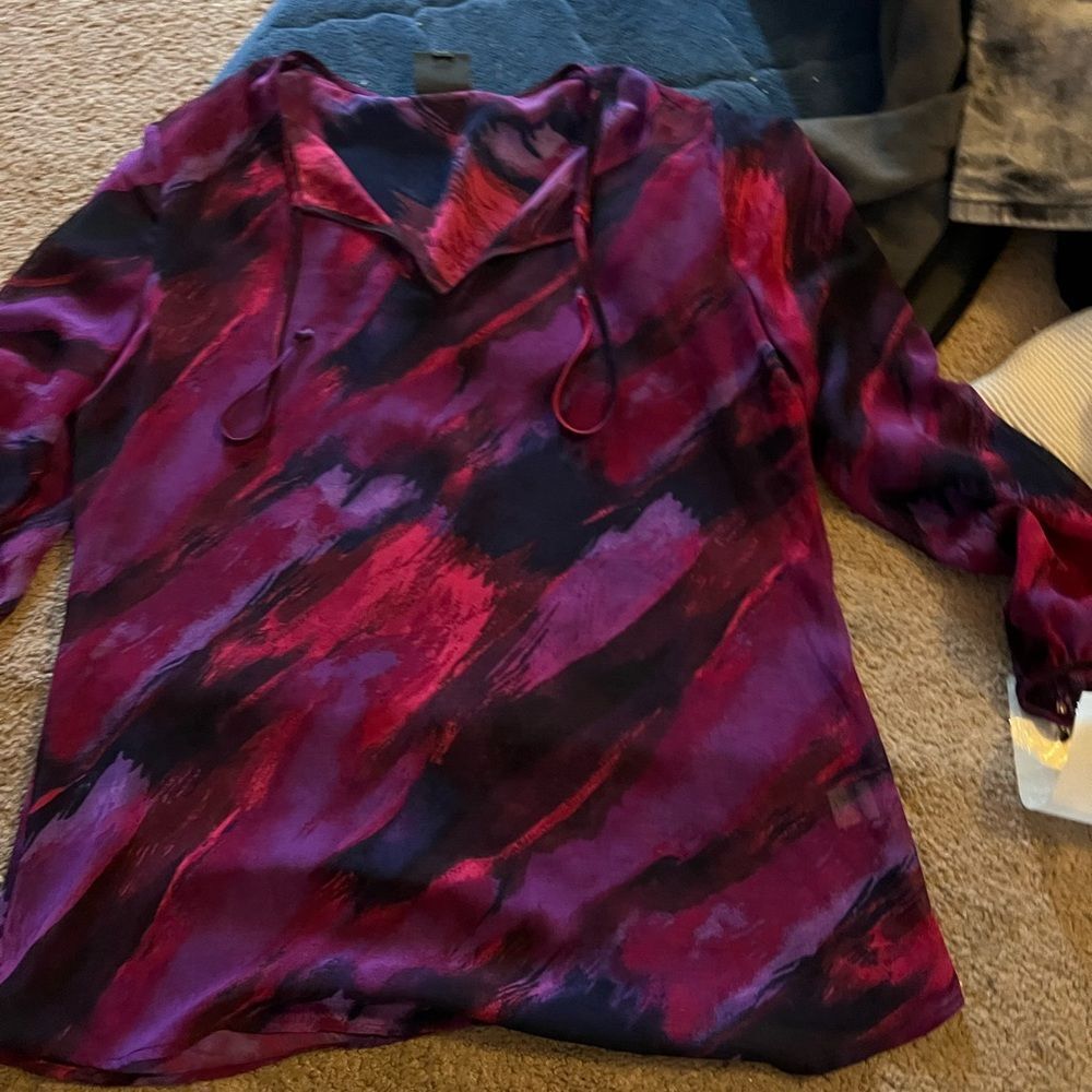 Amber sun sheer blouse xs - Picture 4 of 9